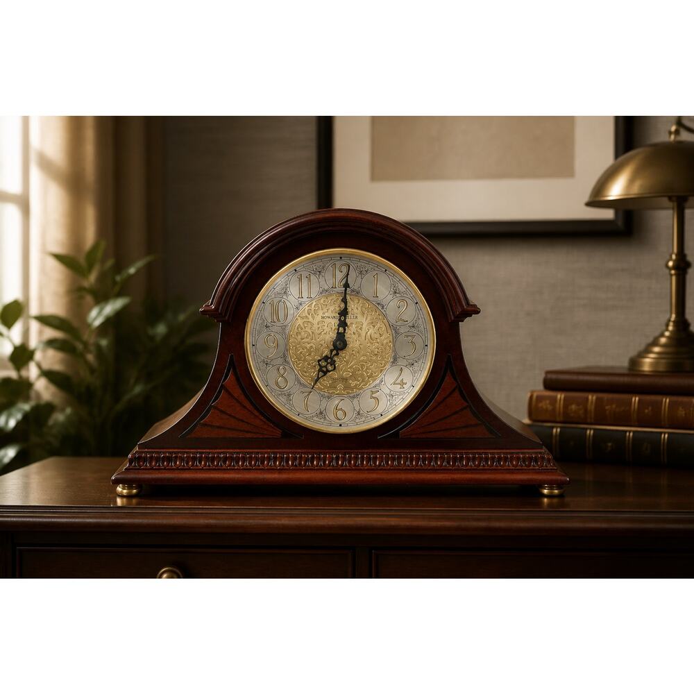 Howard Miller Mantel Clock Presidential Collection Cherry, Quartz, Works 630-181